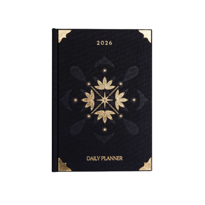 Dagbog Motivation 2026 Sort i gruppen Hjem & Sjæl / Harmonisk livsstil / Bøger & journaler hos Rawfoodshop Scandinavia AB (PLANNERBLACK25)