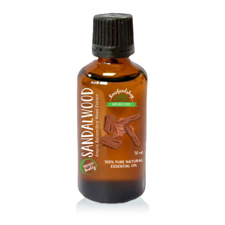 Sandeltræ Amyris Æterisk Olie 50ml i gruppen Hud & Krop / Naturlig DIY / Æteriske olier hos Rawfoodshop Scandinavia AB (PREOUL-09)