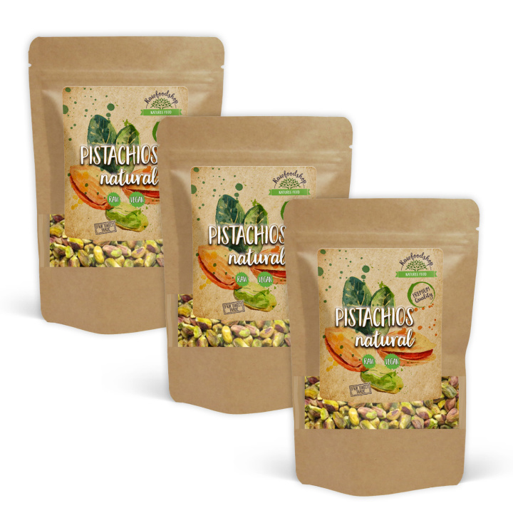 Pistacienødder 500g x 3 pakker i gruppen OUTLET 20-80% hos Rawfoodshop Scandinavia AB (PSTVILD500-SET3)