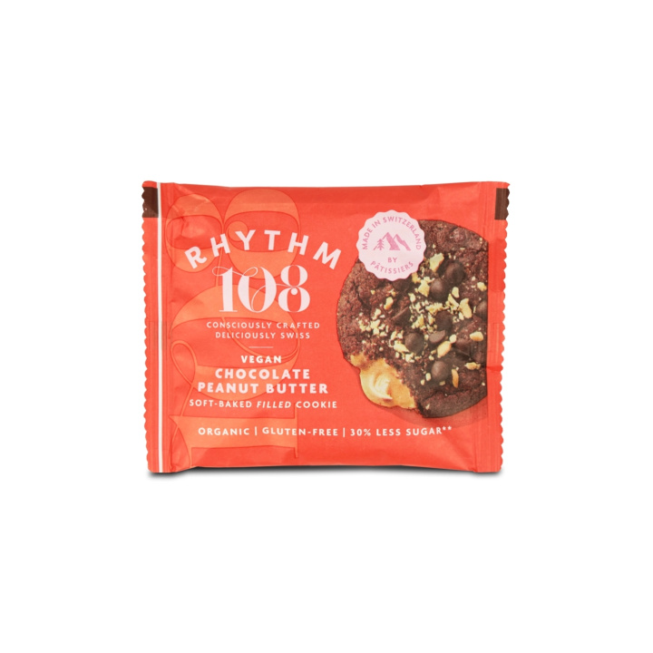 Fyldt Cookie Chokolade Jordnøddesmør ØKO 50g i gruppen Råvarer & Drikke / Spisekammer / Småkager & Kiks hos Rawfoodshop Scandinavia AB (R108SFCPB01EU)