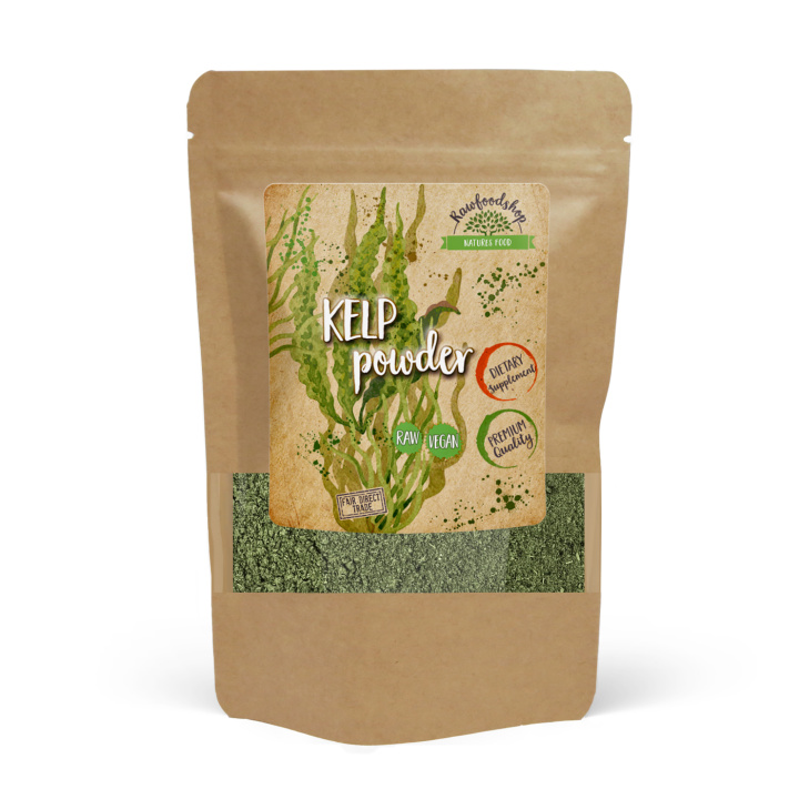 Kelppulver 125g i gruppen Kosttilskud / Urter & Planter / Algetilskud hos Rawfoodshop Scandinavia AB (RALG100217E)