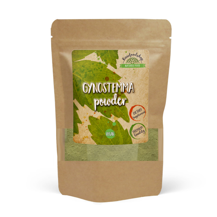 Gynostemma Pulver 125g i gruppen Kosttilskud / Urter & Planter / Urter hos Rawfoodshop Scandinavia AB (RAW00205)