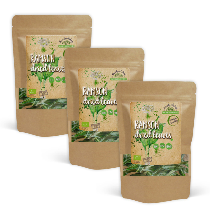 Ramsløg ØKO 50g x 3 pakker i gruppen Råvarer & Drikke / Spisekammer / Krydderier & Salt hos Rawfoodshop Scandinavia AB (RAW027-SET3)