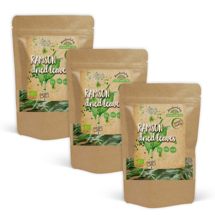 Ramsløg ØKO 50g x 3 pakker i gruppen Råvarer & Drikke / Spisekammer / Krydderier & Salt hos Rawfoodshop Scandinavia AB (RAW027-SET3)