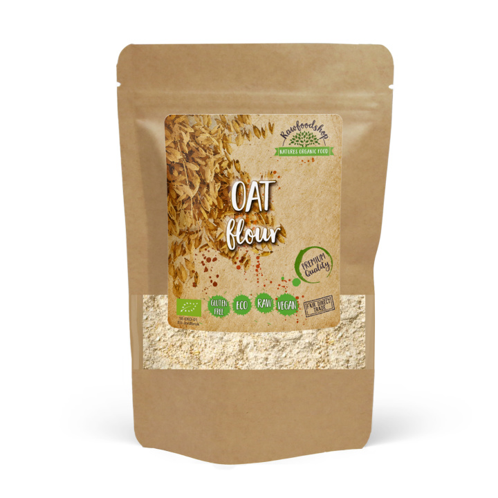 Havremel Glutenfri ØKO 1kg i gruppen Råvarer & Drikke / Bagning / Mel hos Rawfoodshop Scandinavia AB (RAW45798101)