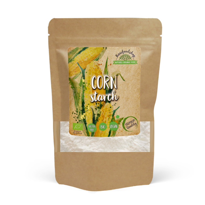 Majsstivelse ØKO 250g i gruppen Råvarer & Drikke / Bagning / Mel hos Rawfoodshop Scandinavia AB (RAW9362)