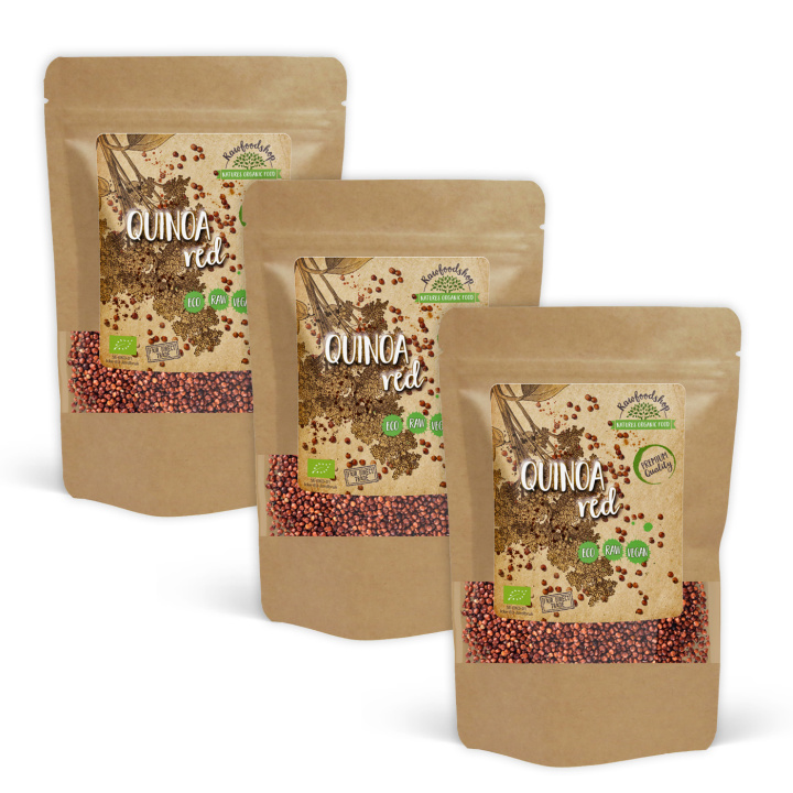 Quinoa Rød ØKO 500g x 3 pakker i gruppen Råvarer & Drikke / Helsekost / Frø hos Rawfoodshop Scandinavia AB (RAW9878798-SET3)