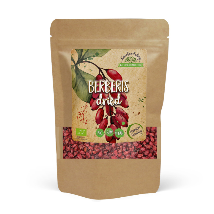 Berberis ØKO 100g i gruppen Råvarer & Drikke / Frugt & Frugtpulver / Anden Frugt og Bær hos Rawfoodshop Scandinavia AB (RAWFRU0010)