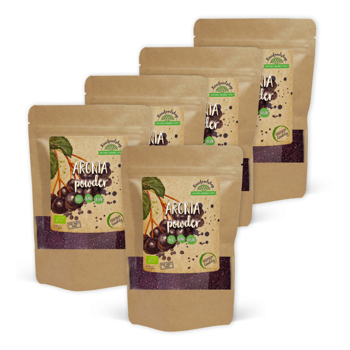 Aronia Pulver ØKO 250g x 5 pakker i gruppen Råvarer & Drikke / Frugt & Frugtpulver / Frugtpulver hos Rawfoodshop Scandinavia AB (RAWFRUP007250-SET5)