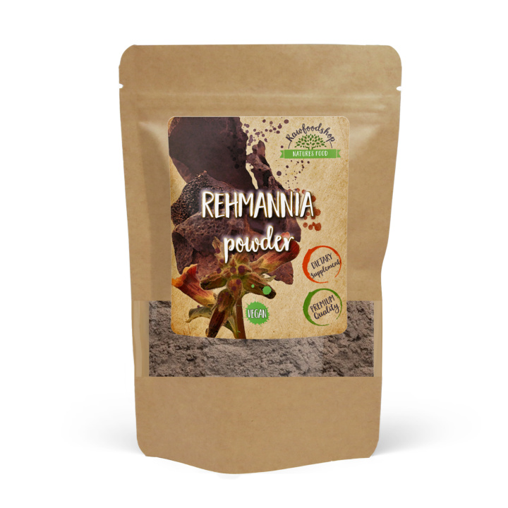 Rehmannia Pulver 125g i gruppen Kosttilskud / Urter & Planter / Urter hos Rawfoodshop Scandinavia AB (RAWORT002)