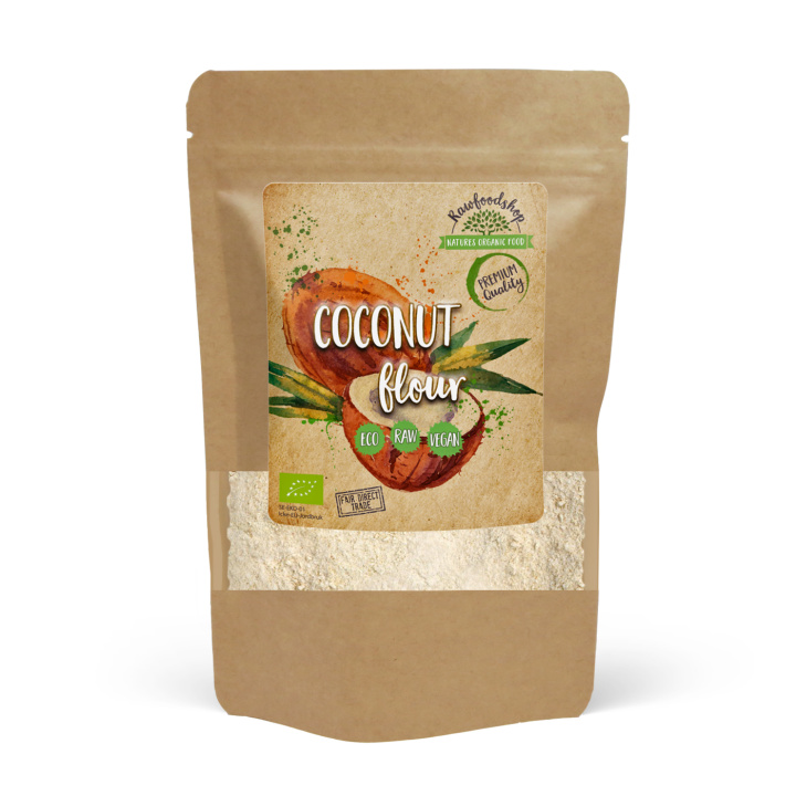 Kokosmel Premium RAW ØKO 500g i gruppen Råvarer & Drikke / Nødder / Nøddemel hos Rawfoodshop Scandinavia AB (RBAK500227E)
