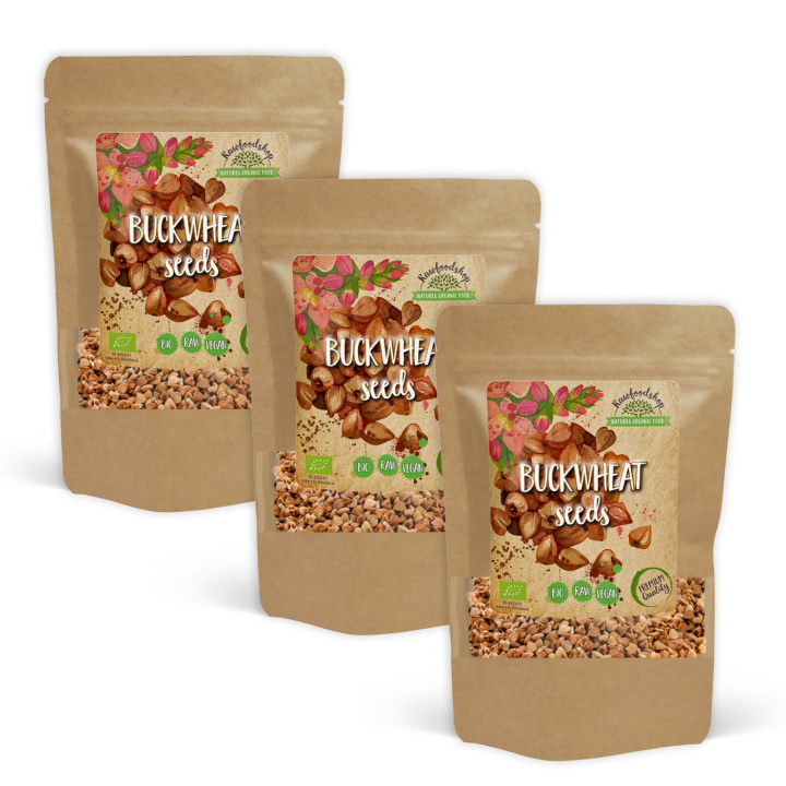 Boghvede ØKO 500g x 3 pakker i gruppen Råvarer & Drikke / Helsekost / Frø hos Rawfoodshop Scandinavia AB (RBON500048E-SET3)