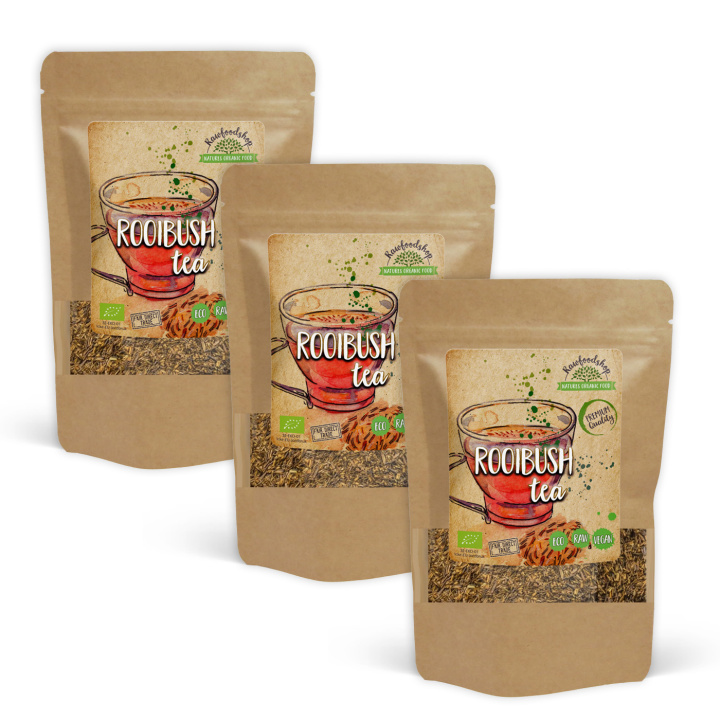 Rooibush Te ØKO 100g x 3 pakker i gruppen OUTLET 20-80% hos Rawfoodshop Scandinavia AB (RBT10-SET3)