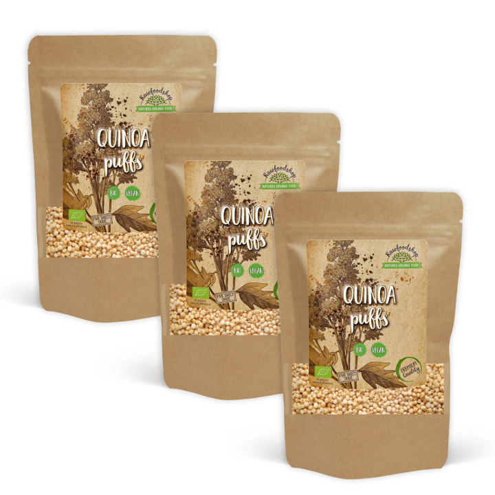 Puffet Quinoa ØKO 200g x 3 pakker i gruppen Råvarer & Drikke / Bagning / Gryn & Flager hos Rawfoodshop Scandinavia AB (RECQUI01-SET3)