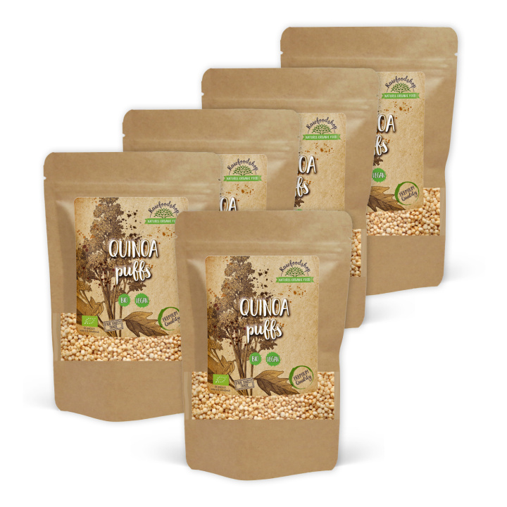 Puffet Quinoa ØKO 200g x 5 pakker i gruppen Råvarer & Drikke / Bagning / Gryn & Flager hos Rawfoodshop Scandinavia AB (RECQUI01-SET5)