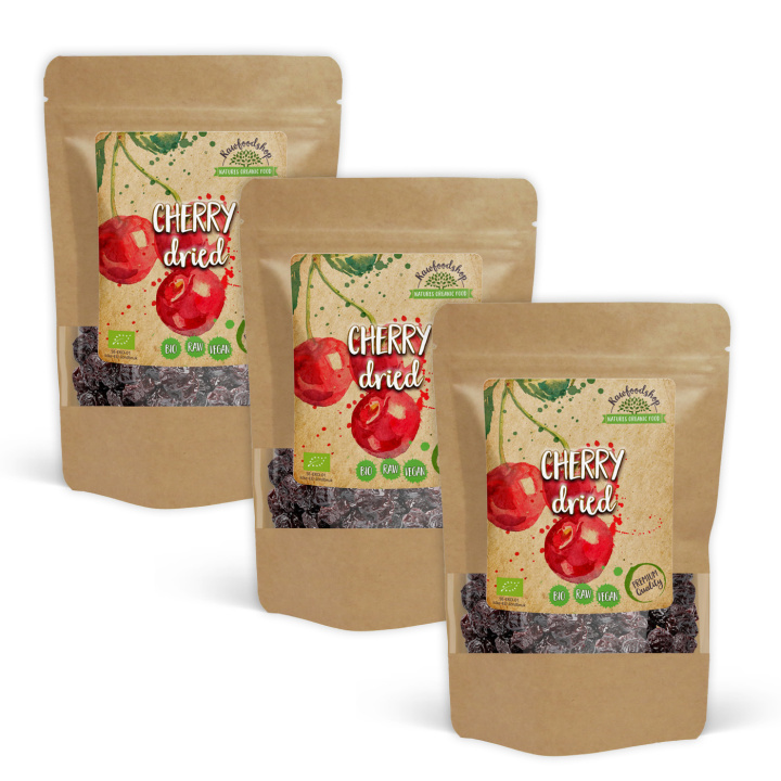 Kirsebær ØKO 250g x 3 pakker i gruppen Råvarer & Drikke / Frugt & Frugtpulver / Anden Frugt og Bær hos Rawfoodshop Scandinavia AB (RFRU200371E-SET3)