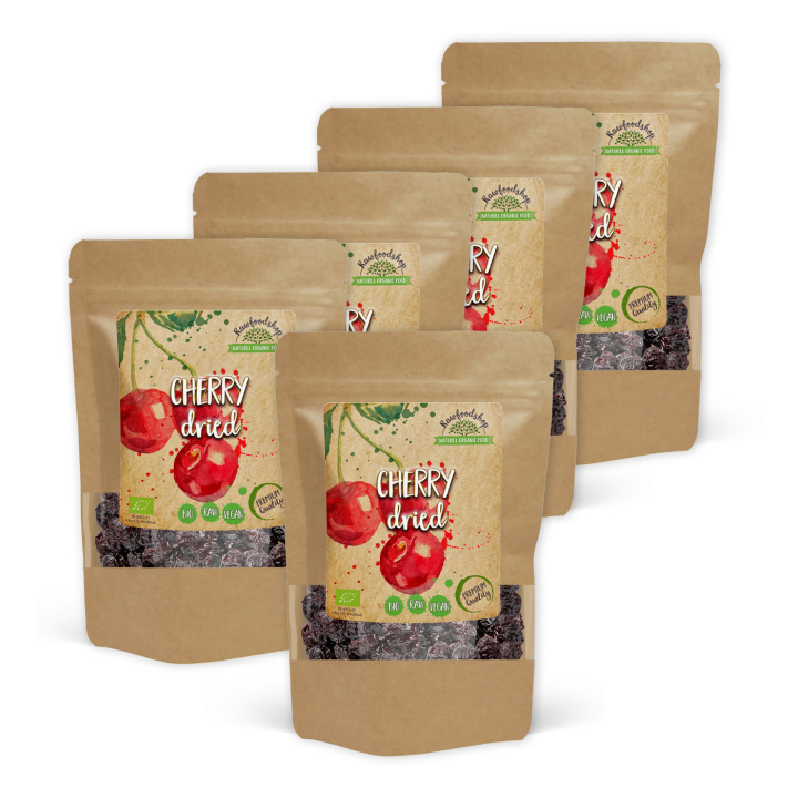 Kirsebær ØKO 250g x 5 pakker i gruppen Råvarer & Drikke / Frugt & Frugtpulver / Anden Frugt og Bær hos Rawfoodshop Scandinavia AB (RFRU200371E-SET5)