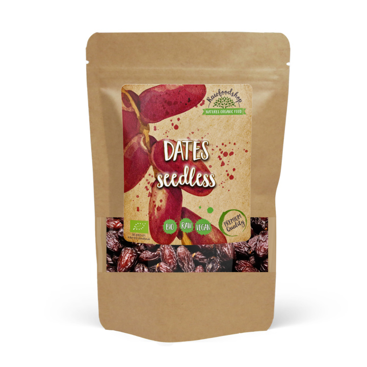 Dadler udkernede ØKO 500g i gruppen Råvarer & Drikke / Frugt & Frugtpulver / Dadler hos Rawfoodshop Scandinavia AB (RFRU500356E)