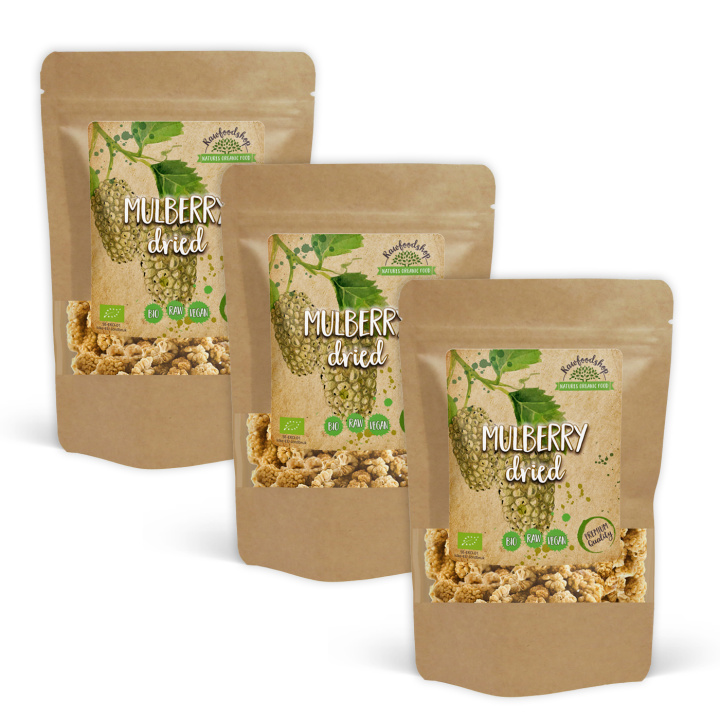 Morbær ØKO 500g x 3 pakker i gruppen Råvarer & Drikke / Frugt & Frugtpulver / Morbær hos Rawfoodshop Scandinavia AB (RFRU500379E-SET3)