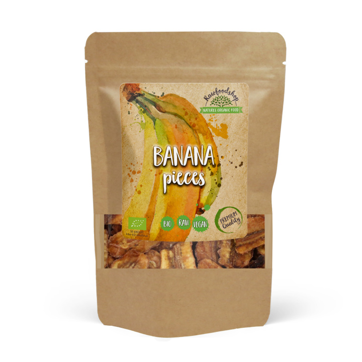 Bananer i stykker ØKO 500g i gruppen Råvarer & Drikke / Frugt & Frugtpulver / Banan hos Rawfoodshop Scandinavia AB (RFRU500490E)