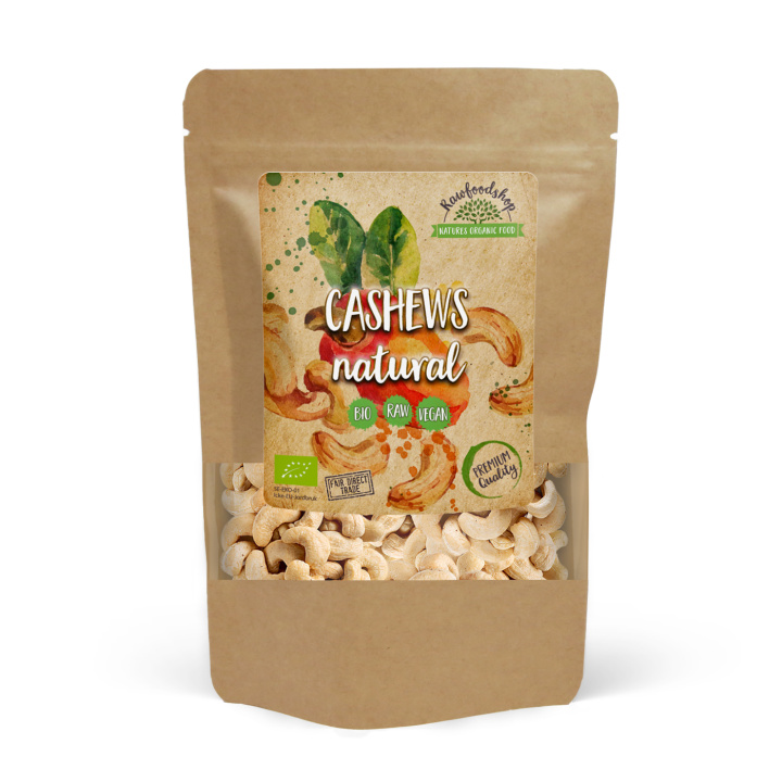 Cashewnødder Premium RAW ØKO 1kg i gruppen Råvarer & Drikke / Nødder / Cashewnødder hos Rawfoodshop Scandinavia AB (RNOT10002058E)