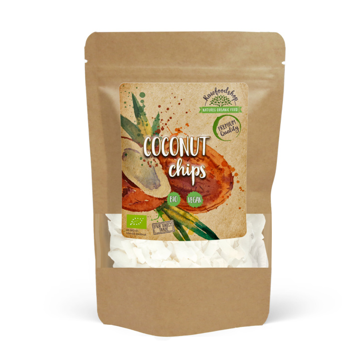 Kokoschips Premium ØKO 500g i gruppen Råvarer & Drikke / Nødder / Kokos hos Rawfoodshop Scandinavia AB (RNOT200411E5)