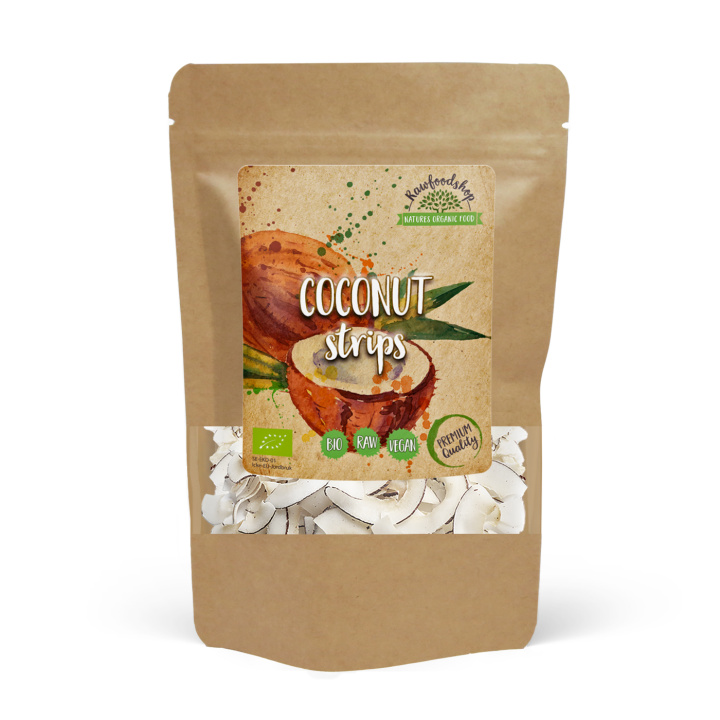 Kokosnød i strimler ØKO 500g i gruppen Råvarer & Drikke / Nødder / Kokos hos Rawfoodshop Scandinavia AB (RNOT500414E)