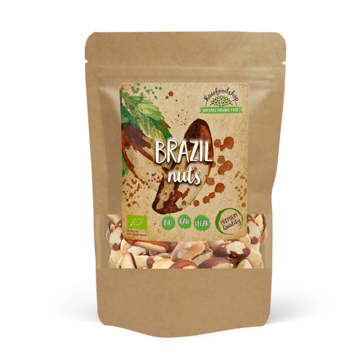Paranødder Premium RAW ØKO 500g i gruppen Råvarer & Drikke / Nødder / Paranødder hos Rawfoodshop Scandinavia AB (RNOT500454E)