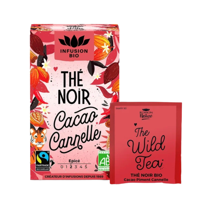 Te Kakao & Kanel Infusion ØKO 16 x 1,7g i gruppen Råvarer & Drikke / Julevarer / Julens teer hos Rawfoodshop Scandinavia AB (RNP0206)