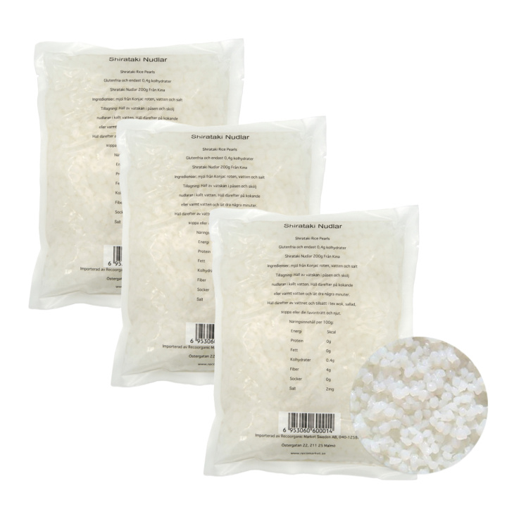 Shirataki Rice Pearls 200g x 24 pakker i gruppen Råvarer & Drikke / Spisekammer / Ris & Korn hos Rawfoodshop Scandinavia AB (RNUD200075E-SET)