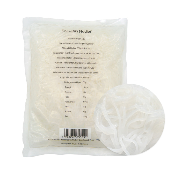 Shirataki Angel Hair 200g i gruppen Råvarer & Drikke / Spisekammer / Pasta & Nudler hos Rawfoodshop Scandinavia AB (RNUD200557E)