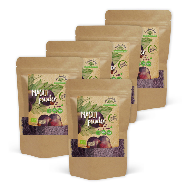 Maqui Pulver ØKO 250g x 5 pakker i gruppen Råvarer & Drikke / Frugt & Frugtpulver / Frugtpulver hos Rawfoodshop Scandinavia AB (RPUL100253E250-SET5)