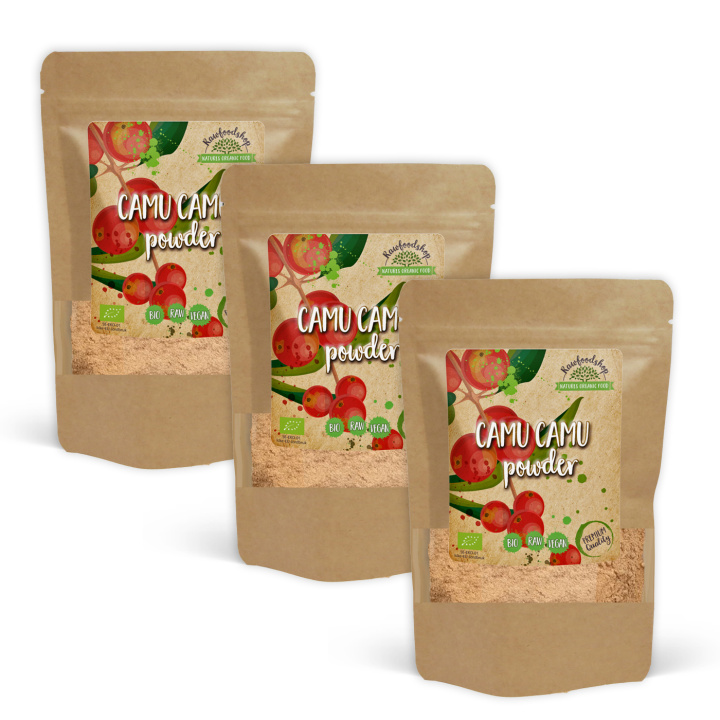 Camu Camu Pulver ØKO 125g x 3 pakker i gruppen Råvarer & Drikke / Frugt & Frugtpulver / Frugtpulver hos Rawfoodshop Scandinavia AB (RPUL100321E-SET3)