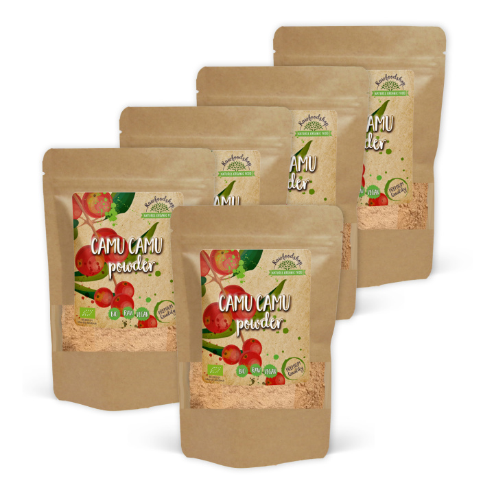 Camu Camu Pulver ØKO 125g x 5 pakker i gruppen Råvarer & Drikke / Frugt & Frugtpulver / Frugtpulver hos Rawfoodshop Scandinavia AB (RPUL100321E-SET5)