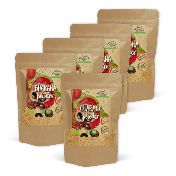 Guarana Pulver ØKO 250g x 5 pakker i gruppen Kosttilskud / Urter & Planter / Urter hos Rawfoodshop Scandinavia AB (RPUL100387E-250-SET5)