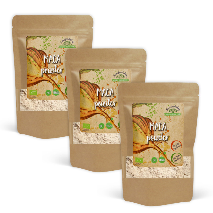 Maca Pulver ØKO 125g x 3 pakker i gruppen Kosttilskud / Urter & Planter / Ginseng hos Rawfoodshop Scandinavia AB (RPUL100427E-SET3)