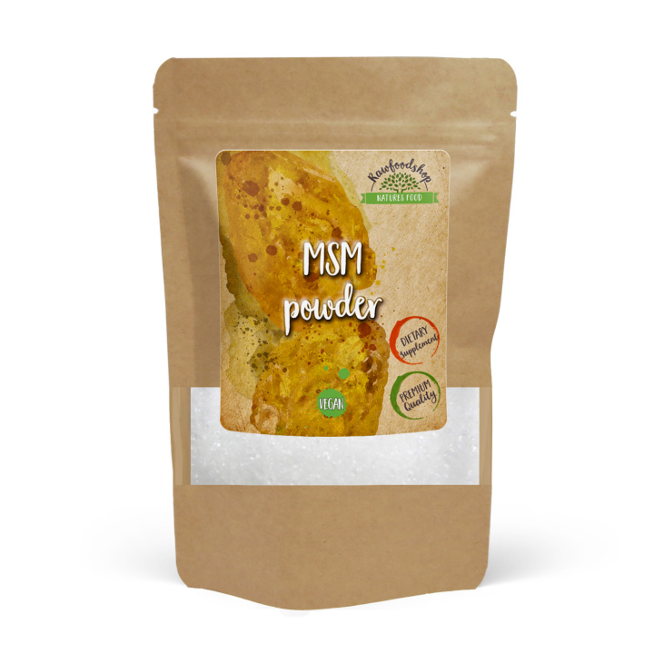 MSM Pulver 250g i gruppen Kosttilskud / Urter & Planter hos Rawfoodshop Scandinavia AB (RPUL225441E)