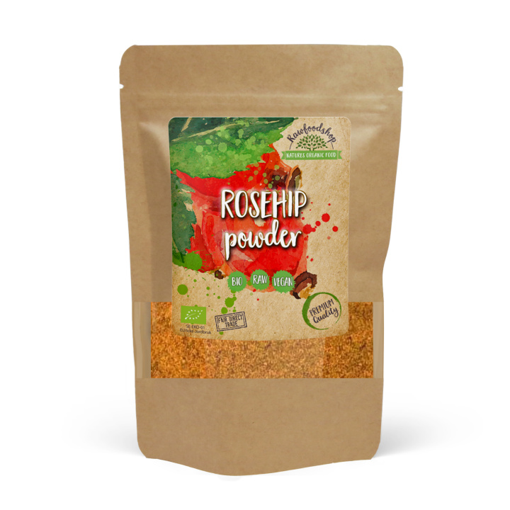 Hybenpulver ØKO 500g i gruppen Råvarer & Drikke / Frugt & Frugtpulver / Hyben hos Rawfoodshop Scandinavia AB (RPUL500444E)