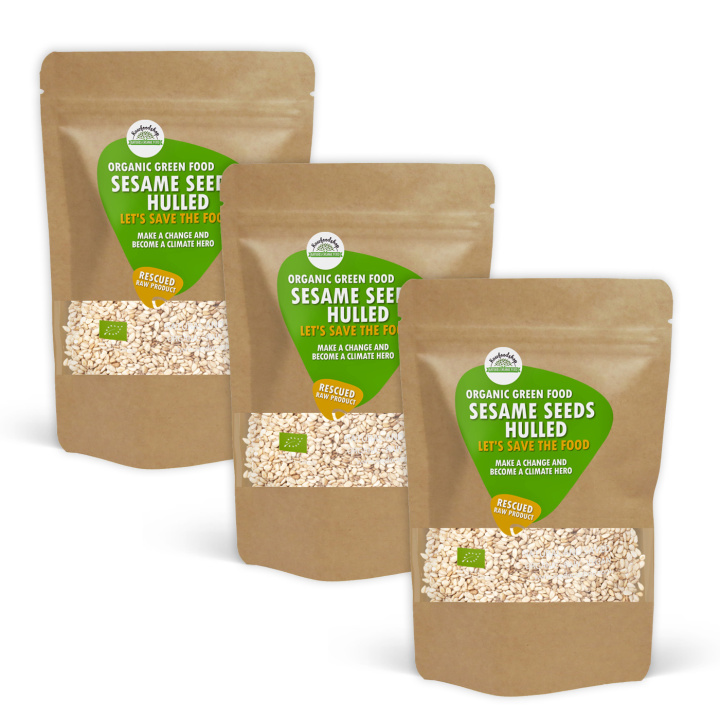 Sesamfrø Afskallede ØKO 1kg x 3 pakker i gruppen Råvarer & Drikke / Helsekost / Frø hos Rawfoodshop Scandinavia AB (SF141301-SET3)