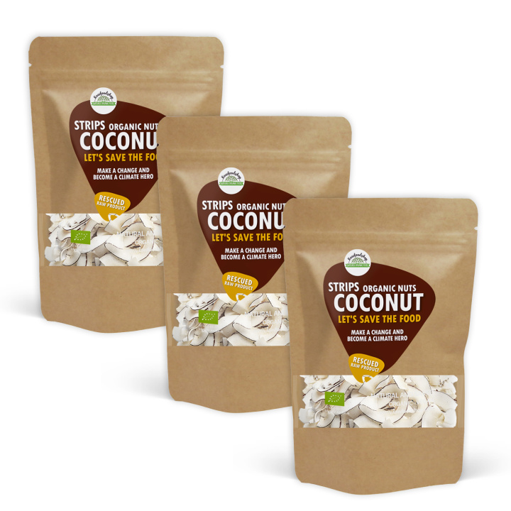 Kokosnød i strimler ØKO 1kg x 3 pakker i gruppen Råvarer & Drikke / Nødder / Kokos hos Rawfoodshop Scandinavia AB (SF171881-SET3)