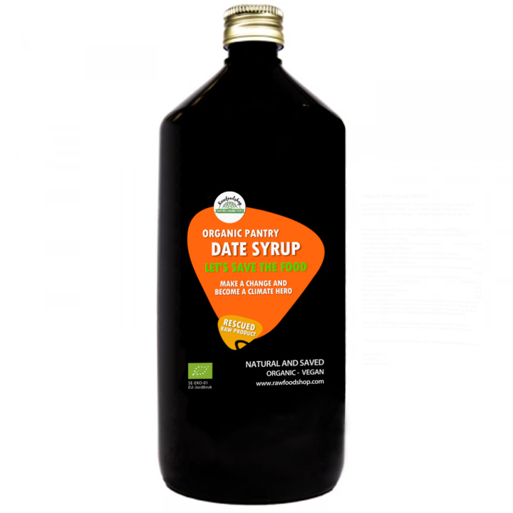Daddel Sirup ØKO 1000ml i gruppen Råvarer & Drikke / Frugt & Frugtpulver / Dadler hos Rawfoodshop Scandinavia AB (SF17571)