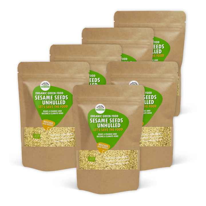 Sesamfrø med skal ØKO 1kg x 6 pakker i gruppen Råvarer & Drikke / Helsekost / Frø hos Rawfoodshop Scandinavia AB (SF502611SET)