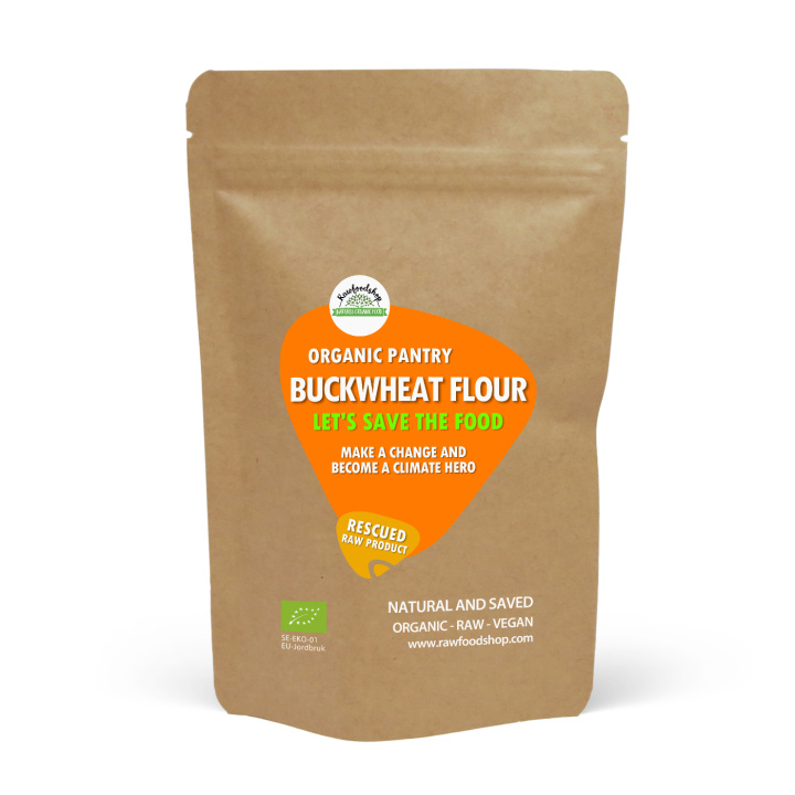 Boghvedemel ØKO 1kg i gruppen Råvarer & Drikke / Bagning / Mel hos Rawfoodshop Scandinavia AB (SFAB001)