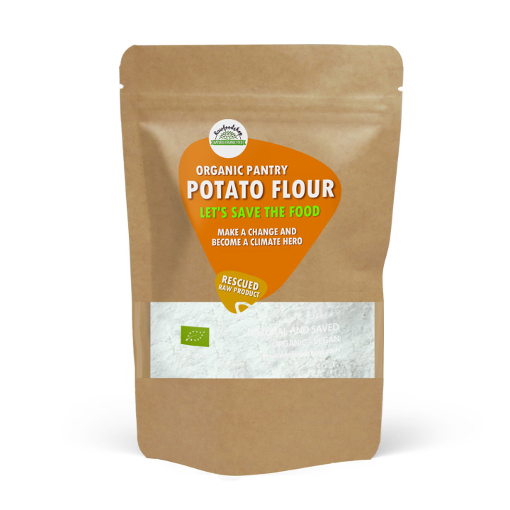 Kartoffelmel ØKO 1kg i gruppen Råvarer & Drikke / Bagning / Mel hos Rawfoodshop Scandinavia AB (SFAB0161)