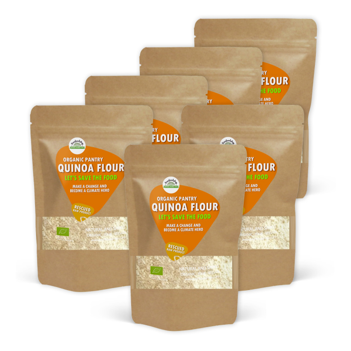 Quinoamel ØKO 1kg x 6 pakker i gruppen Råvarer & Drikke / Bagning / Mel hos Rawfoodshop Scandinavia AB (SFAB017-10001SET)