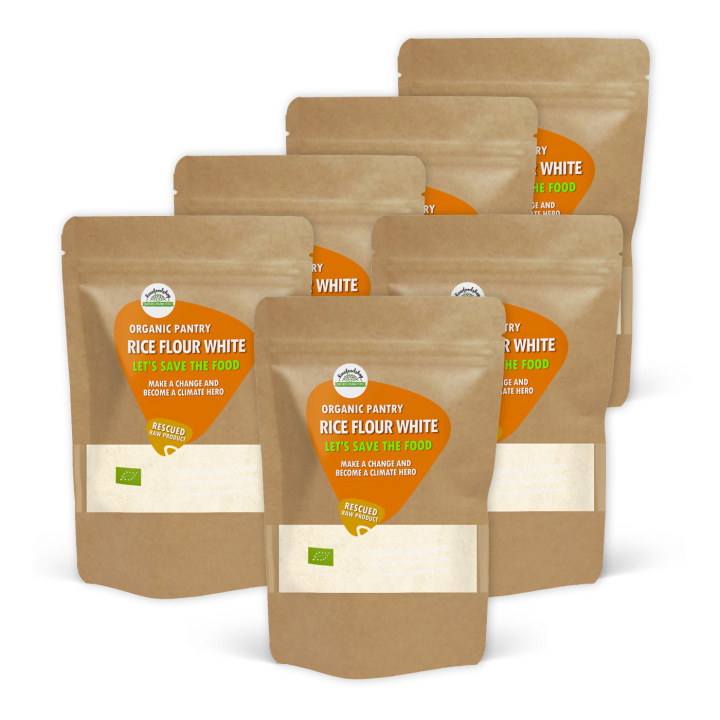 Rismel Hvidt ØKO 1kg x 6 pakker i gruppen Råvarer & Drikke / Bagning / Mel hos Rawfoodshop Scandinavia AB (SFAB0182SET)