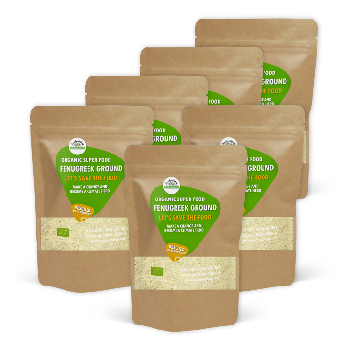 Bukkehornskløver Malet ØKO 250g x 6 pakker i gruppen Råvarer & Drikke / Spisekammer / Krydderier & Salt hos Rawfoodshop Scandinavia AB (SFBKB301-SET6)