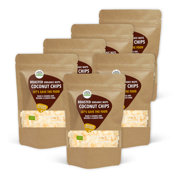 Kokoschips Ristede ØKO 500g x 6 pakker i gruppen Råvarer & Drikke / Nødder / Kokos hos Rawfoodshop Scandinavia AB (SFKCR20500SET)