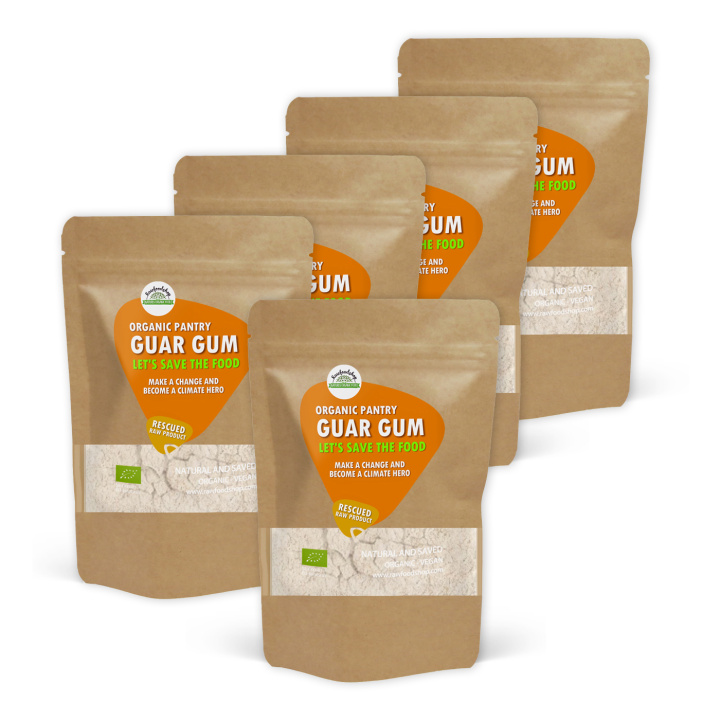 Guarkernemel ØKO 500g 5stk pakke i gruppen OUTLET 20-80% / Bagning 20-70% / Bagning 50% hos Rawfoodshop Scandinavia AB (SFLBAK125018E500SET)
