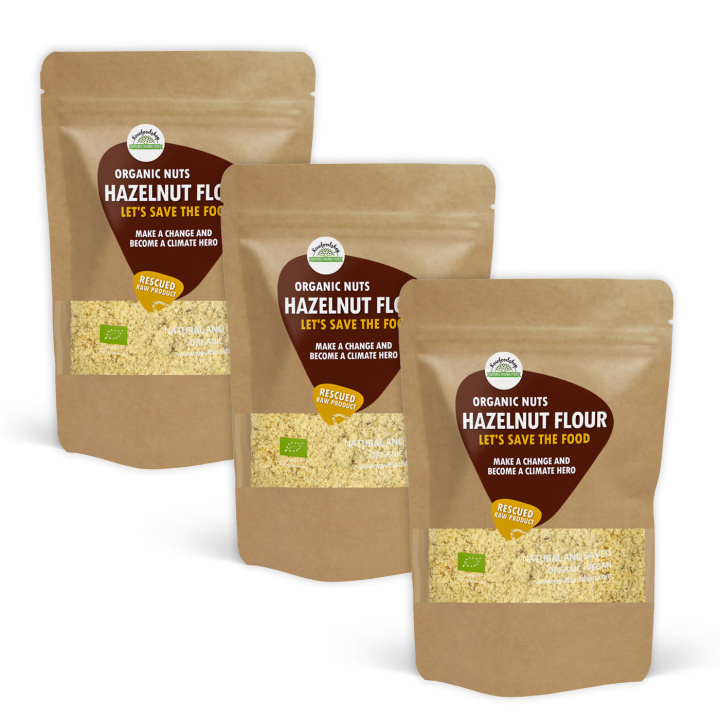 Hasselnøddemel Ristet ØKO 1kg x 3 pakker i gruppen Råvarer & Drikke / Nødder / Hasselnødder hos Rawfoodshop Scandinavia AB (SFLBAK500022E-SET3)